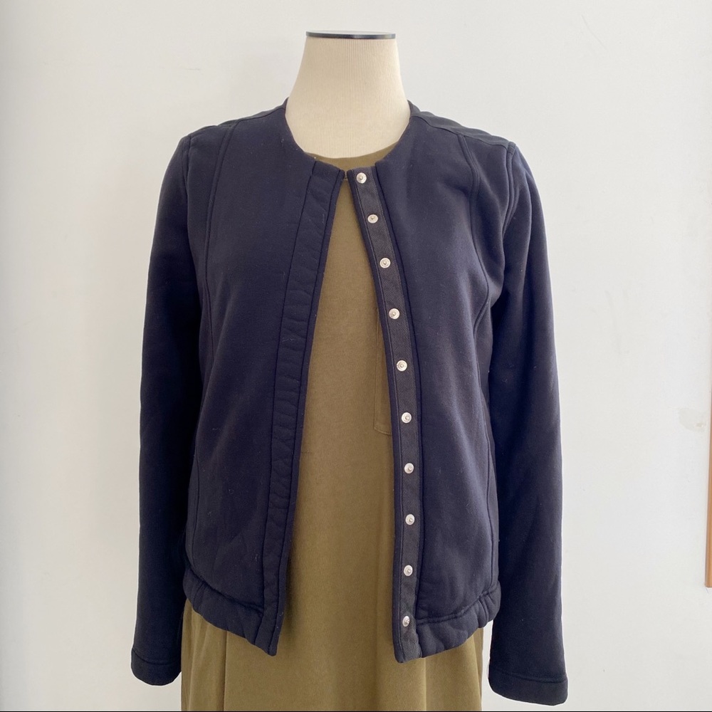 Lululemon Snap Front Fleece Cropped Jacket Small